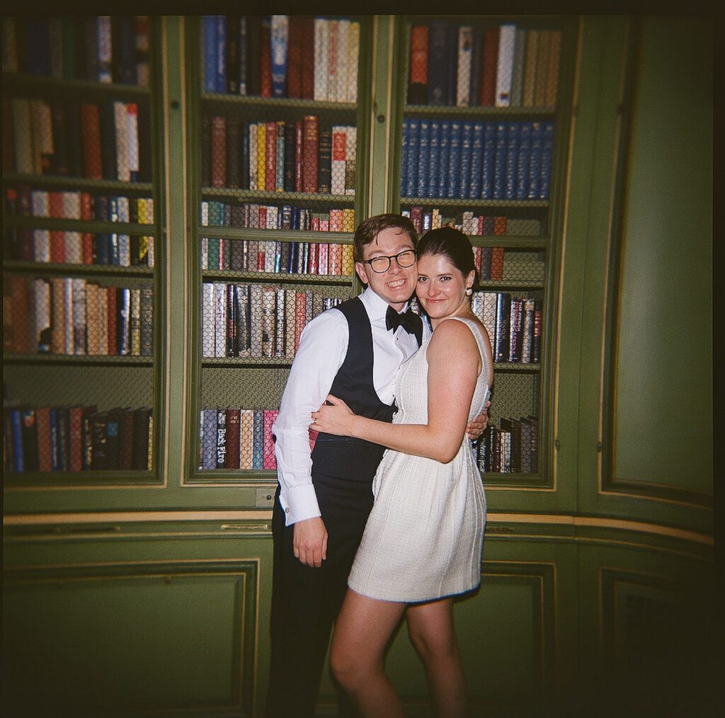 Library room at Meridian House with classic architectural details