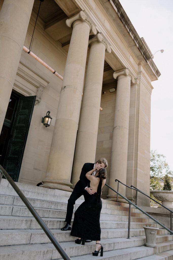 Engagement session at The Line hotel in Washington, DC
