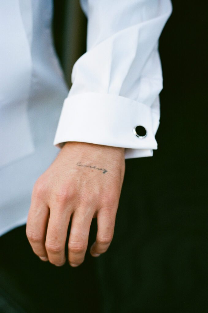 Groom wedding day la valencia hotel