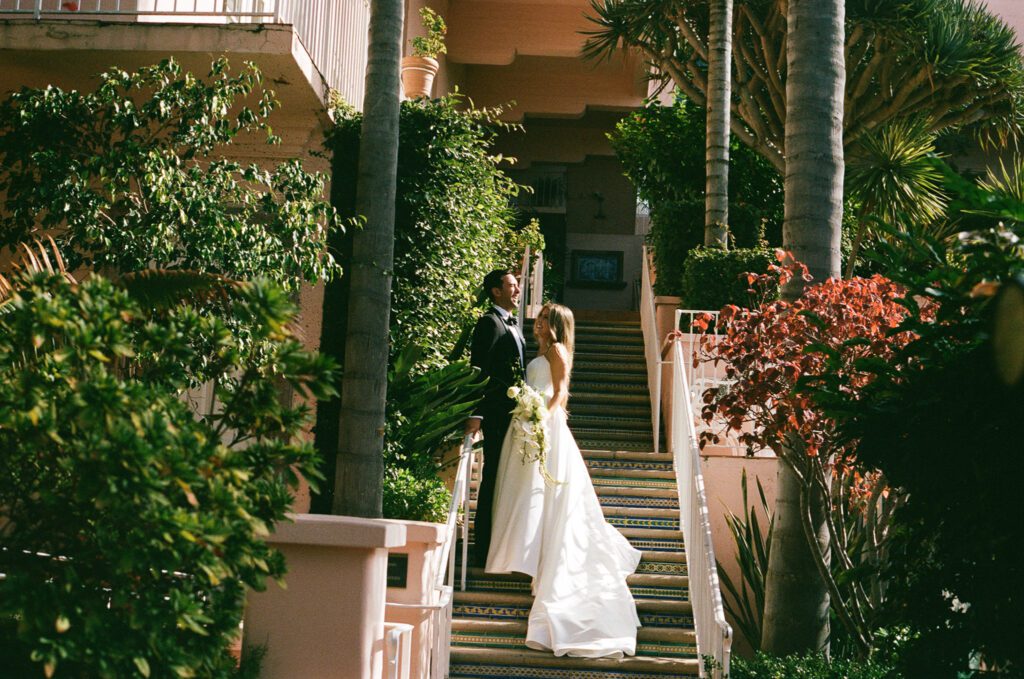 La jolla bride and groom portraits