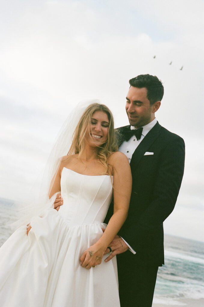 La jolla cove wedding portraits sunset