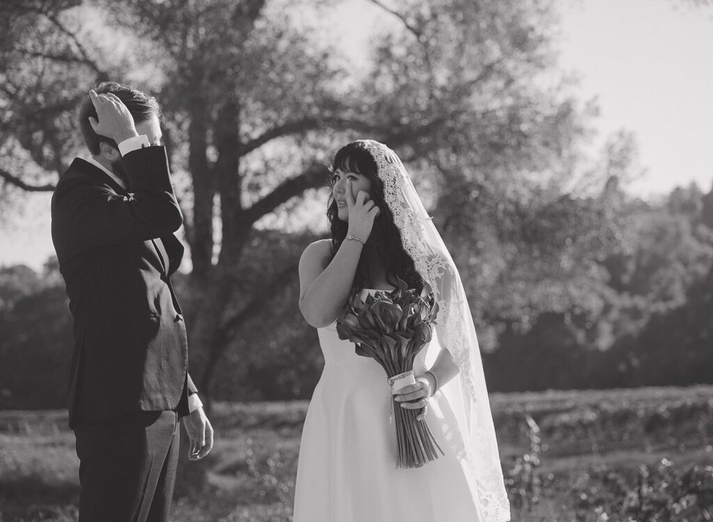 Emotional reaction during first look 