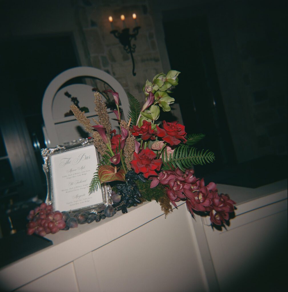 Bar cocktails at Monserate Winery wedding